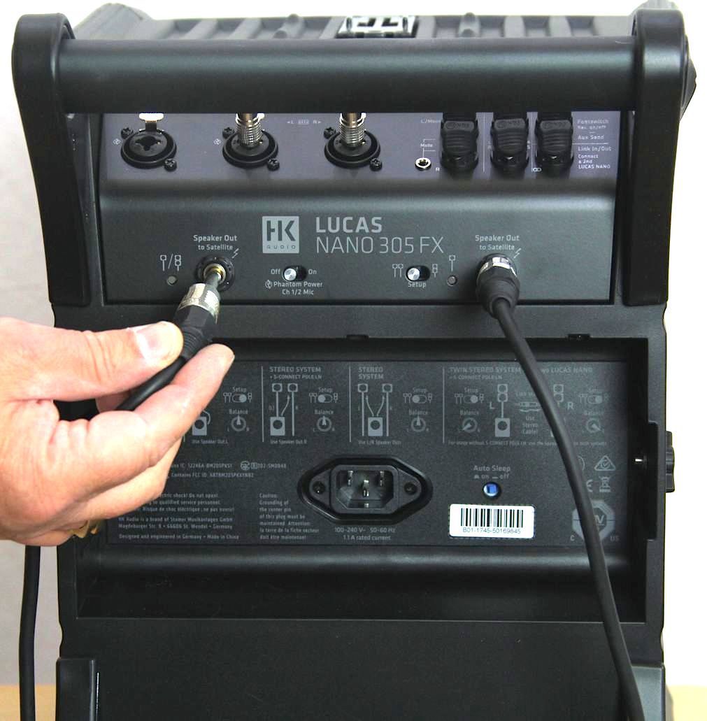 Vue arrière  Mini SONO PLUS